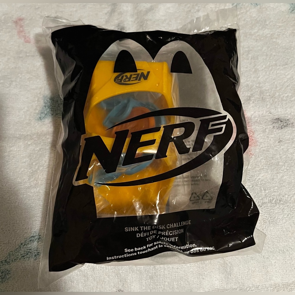 McDonald’s Happy Meal Toy 2023 - NERF - Sealed - Sink The Disk Challenge